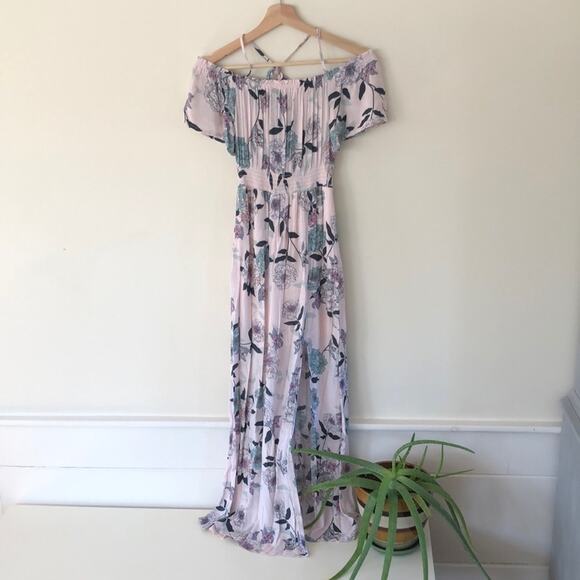 One Clothing Maxi Floral Spring Dress, Size Small - Picture 1 of 7